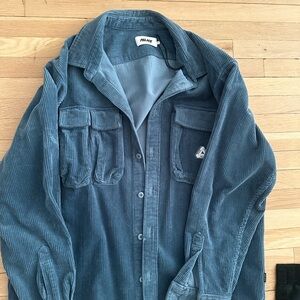 PALACE Blue Corduroy Shirt Jacket